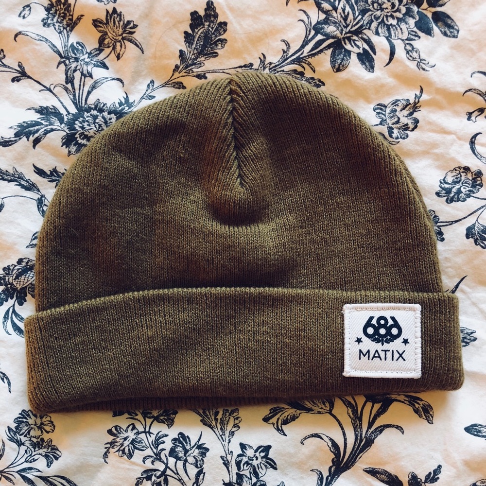 Brown Matix beanie